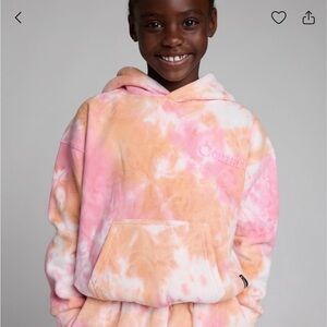 Comfrt xl kids sunset hoodie & sweatpants. See listing